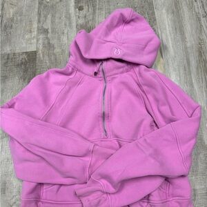 Scuba oversized half-zip hoodie !